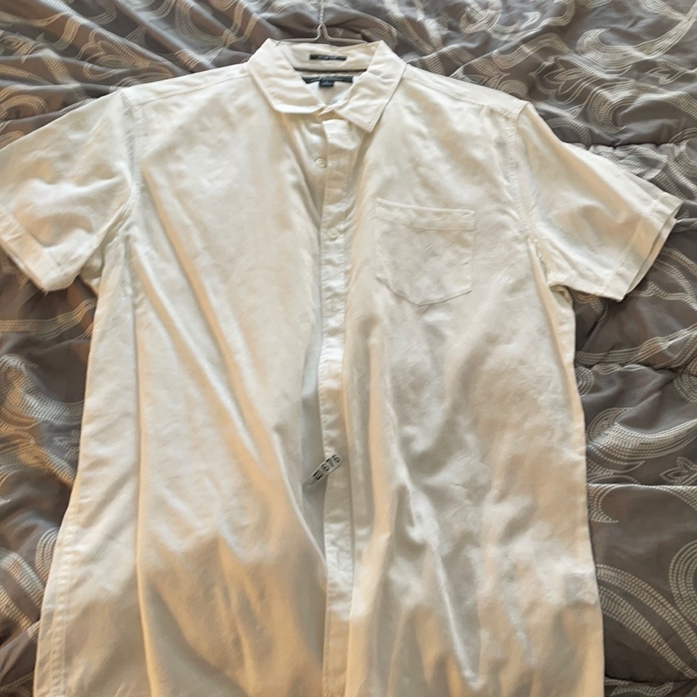 Marc Anthony white short sleeve button down